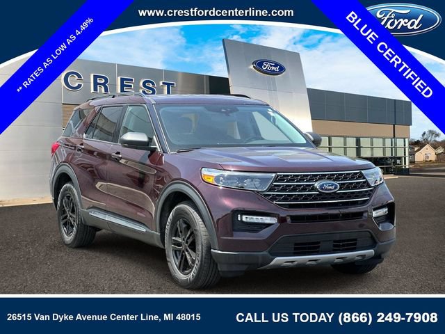 Certified 2022 Ford Explorer XLT w/ Equipment Group 202A