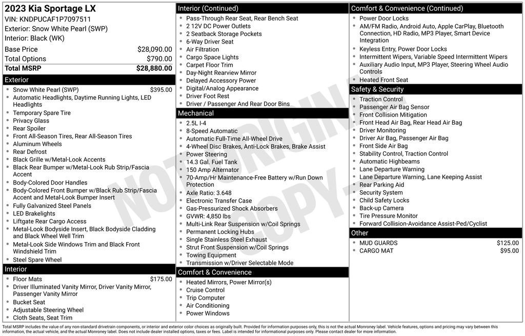 Used 2023 Kia Sportage LX image 6