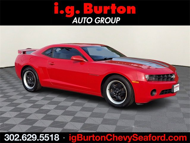 Used 2013 Chevrolet Camaro LS w/ Silver Rally Stripe Package image 1