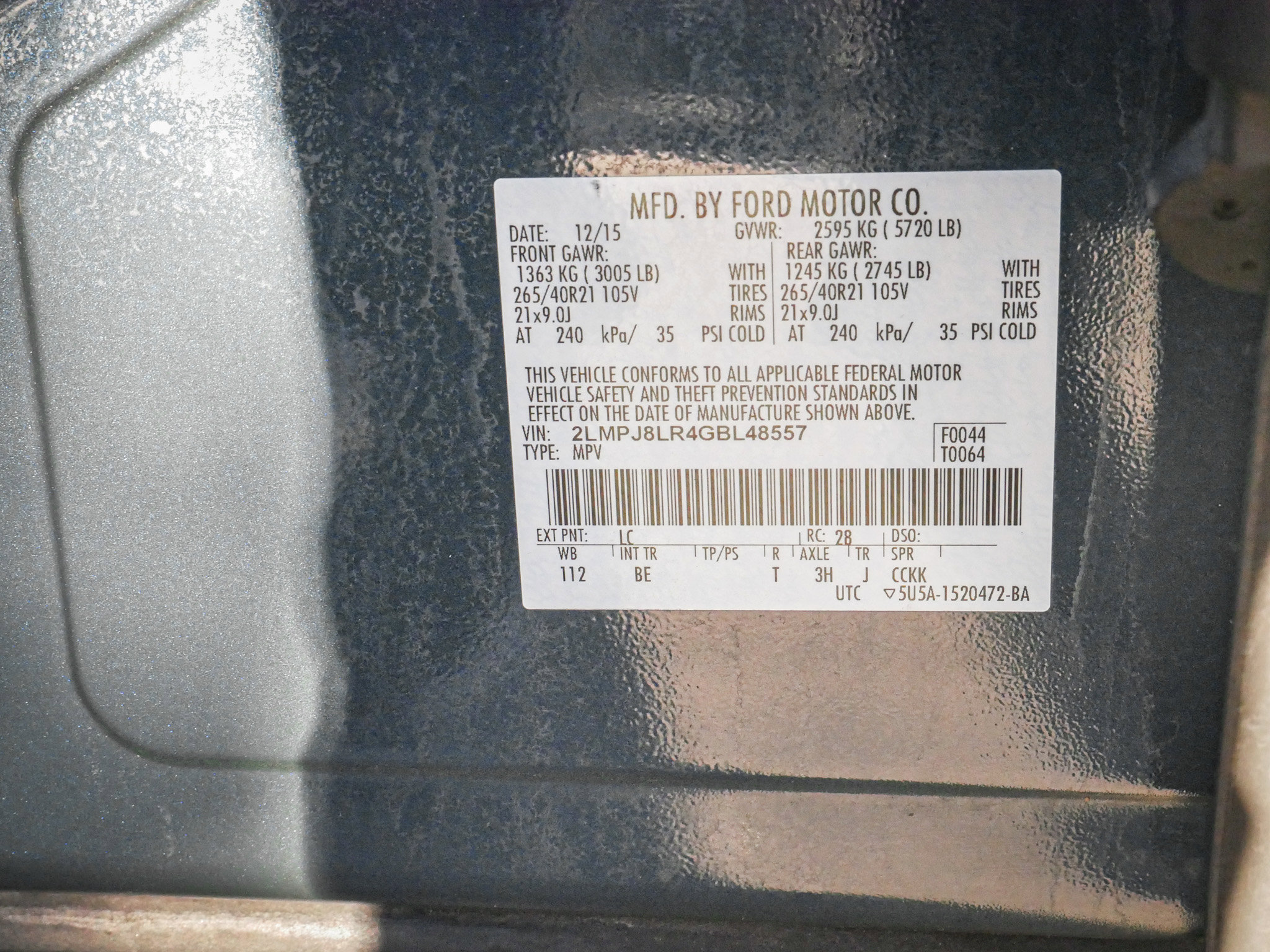 Used 2016 Lincoln MKX Reserve w/ Luxury Package image 35