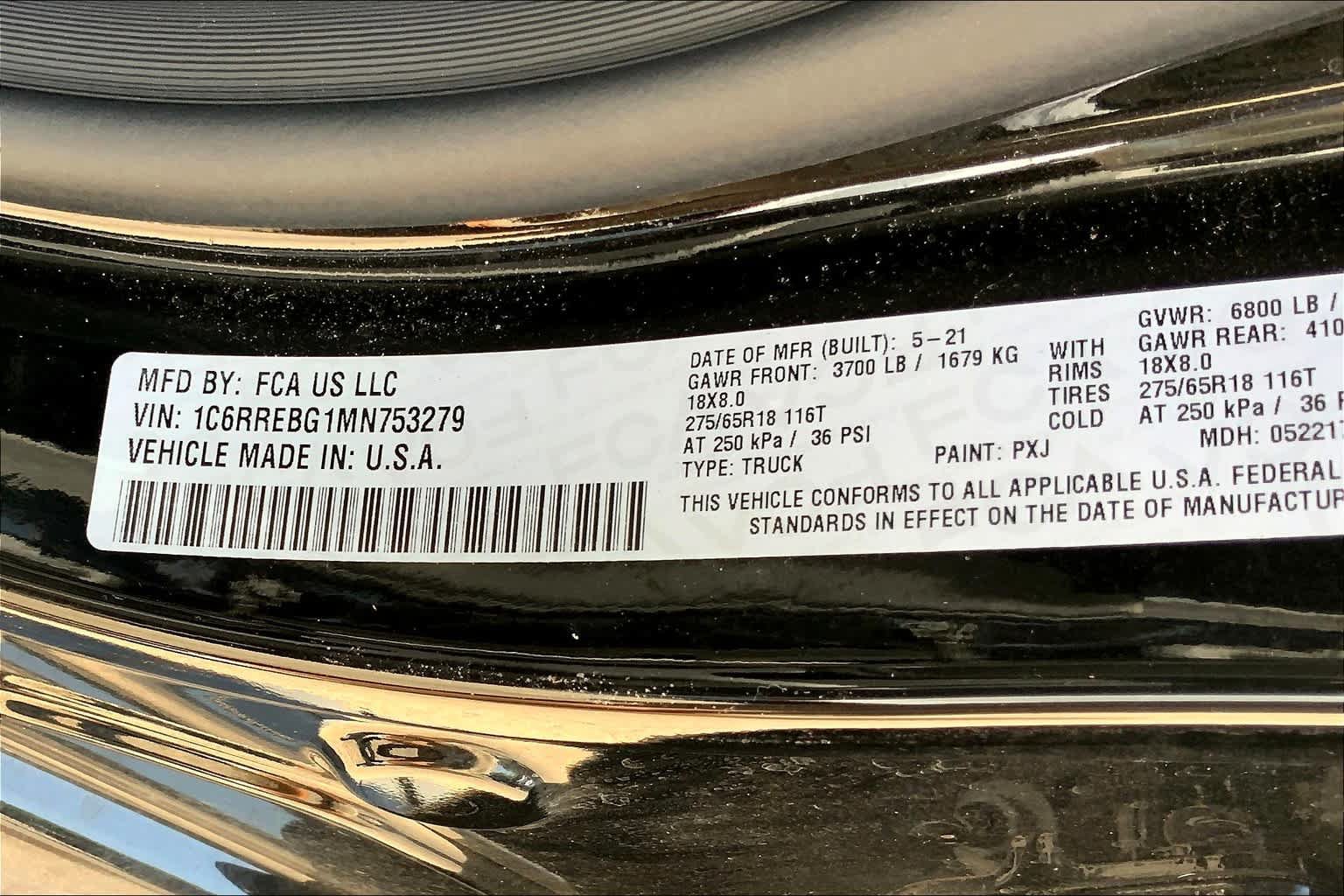 Used 2021 RAM 1500 Lone Star RWD image 33