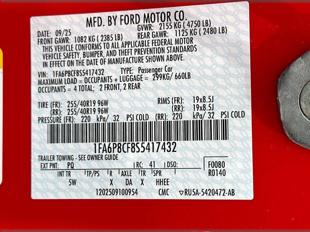 New 2025 Ford Mustang GT Premium RWD image 19
