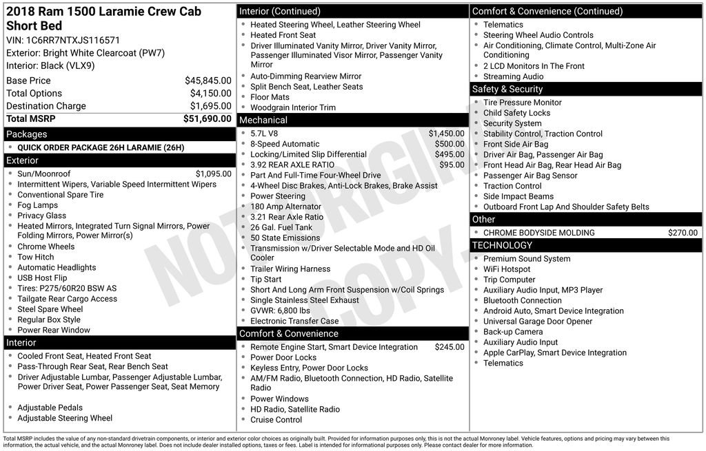 Used 2018 RAM 1500 Laramie image 38