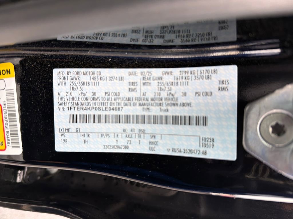 Used 2025 Ford Ranger Lariat w/ FX4 Off-Road Package image 29