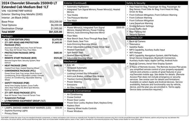 Certified 2024 Chevrolet Silverado 2500 LT w/ All Star Edition AWD/4WD image 7