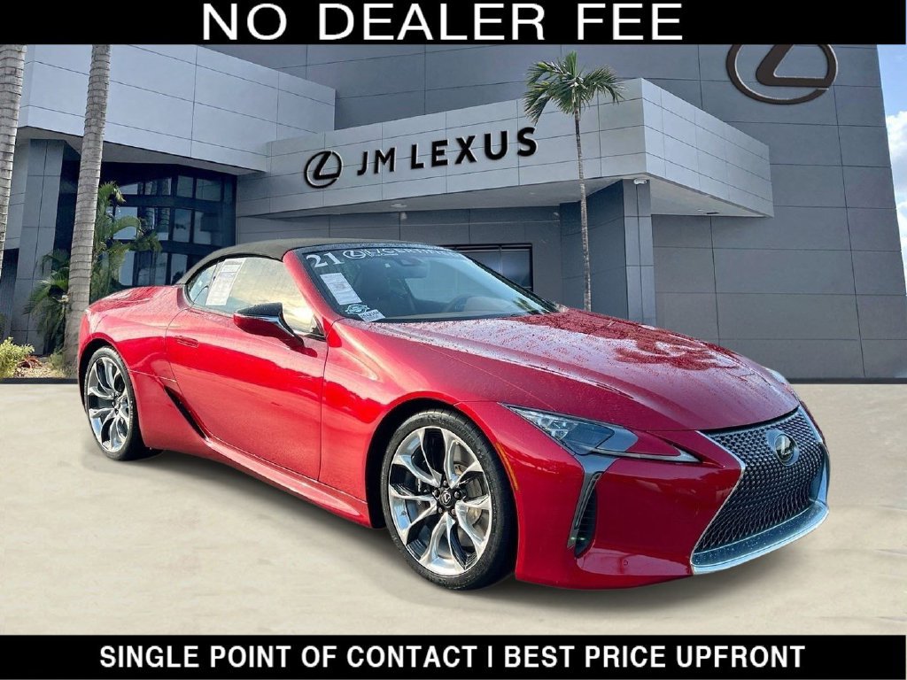 Certified 2021 Lexus LC 500 Convertible w/ Touring Package
