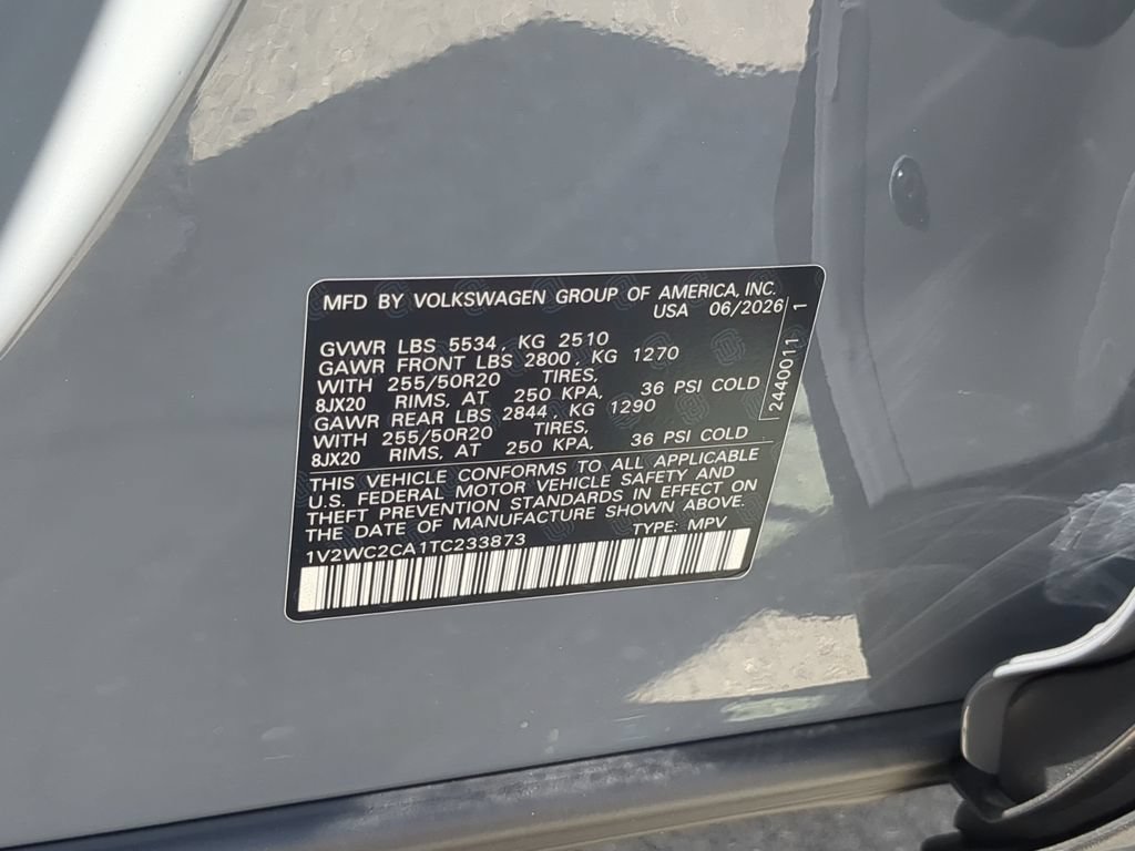 New 2026 Volkswagen Atlas Cross Sport SE FWD image 33