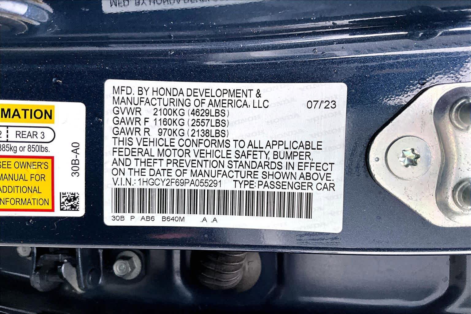 Used 2023 Honda Accord EX-L image 34