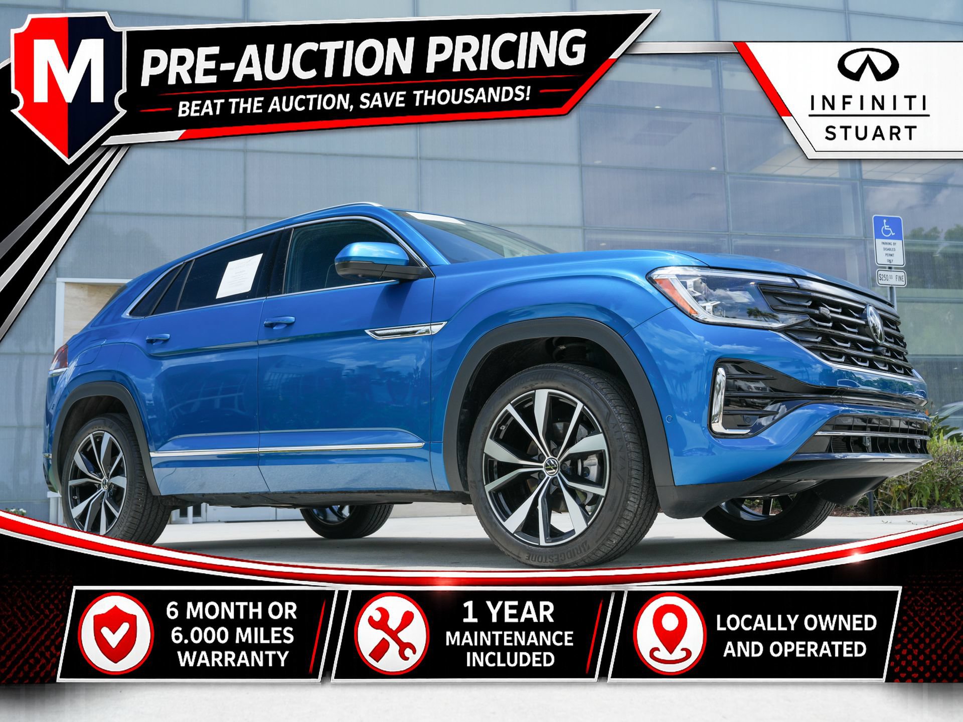 Used 2025 Volkswagen Atlas Cross Sport SEL Premium R-Line AWD/4WD image 1