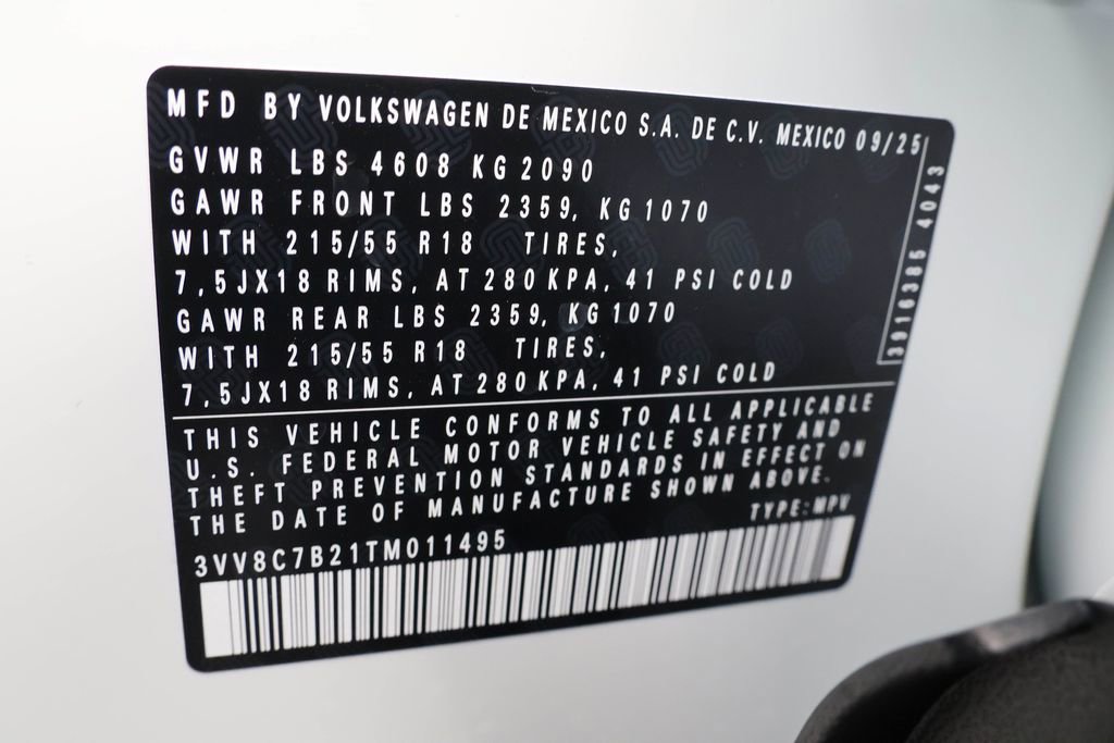 New 2026 Volkswagen Taos S image 45