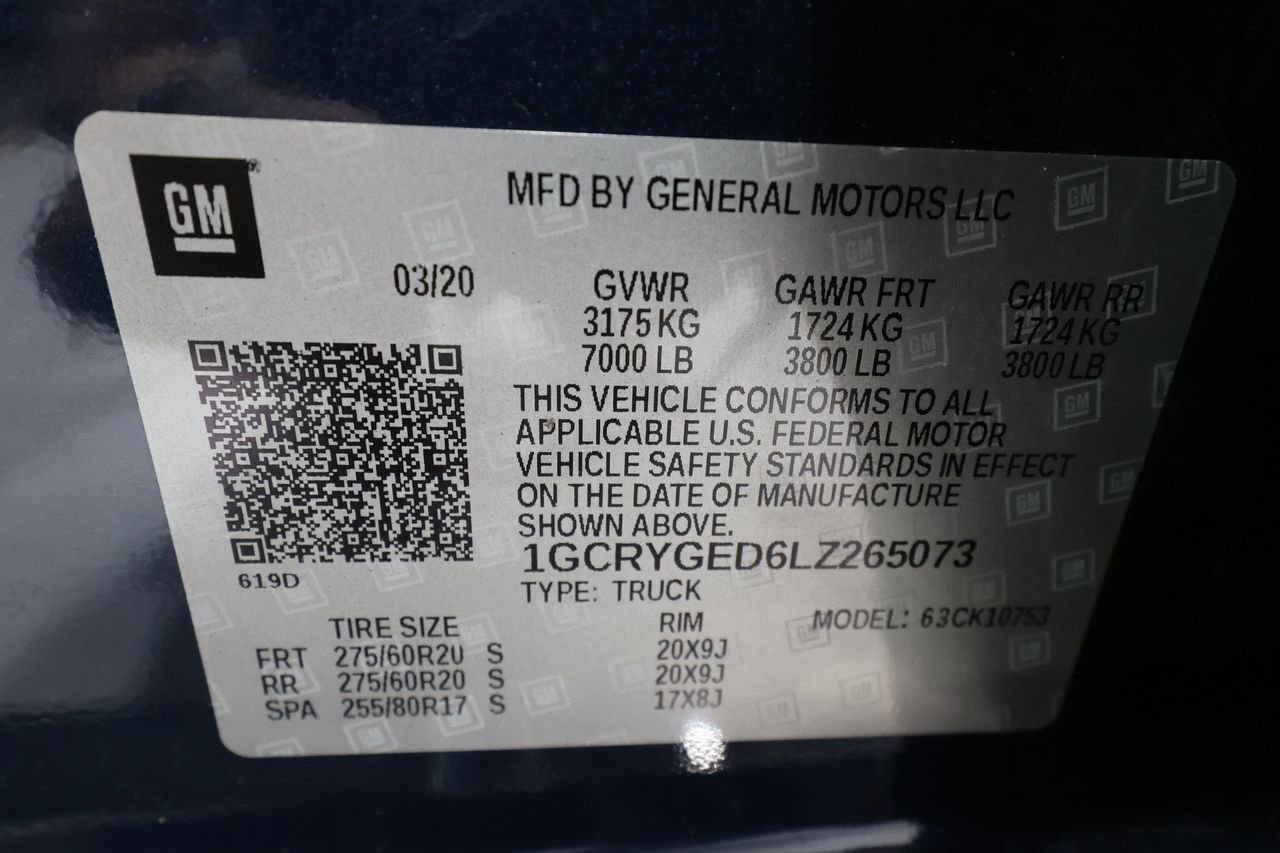 Certified 2020 Chevrolet Silverado 1500 LTZ w/ Technology Package image 35