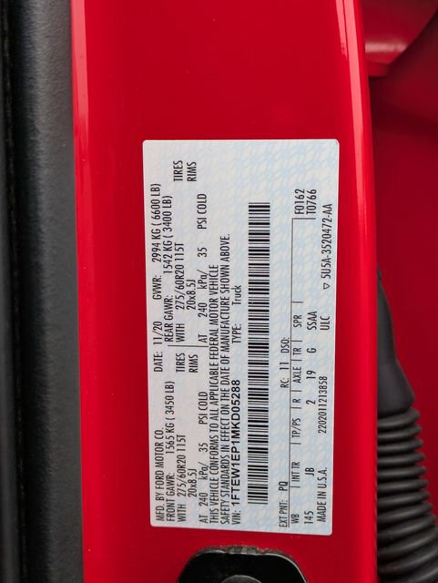 Used 2021 Ford F150 XL w/ STX Appearance Package image 39