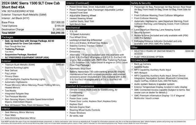 Used 2024 GMC Sierra 1500 SLT AWD/4WD image 5
