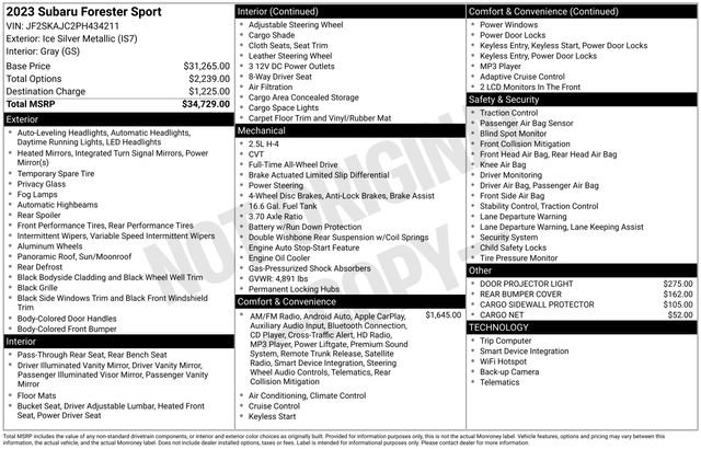 Used 2023 Subaru Forester Sport image 7