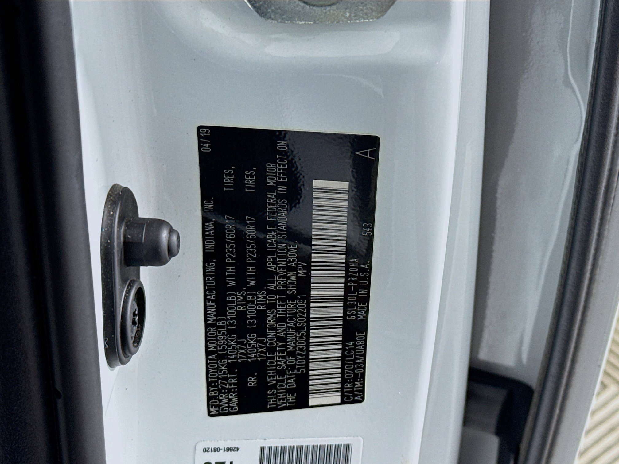 Used 2020 Toyota Sienna XLE FWD image 38