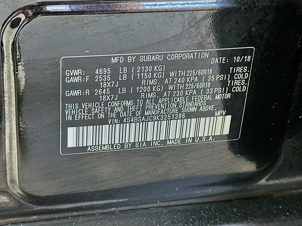 Used 2019 Subaru Outback 2.5i Limited AWD/4WD image 36