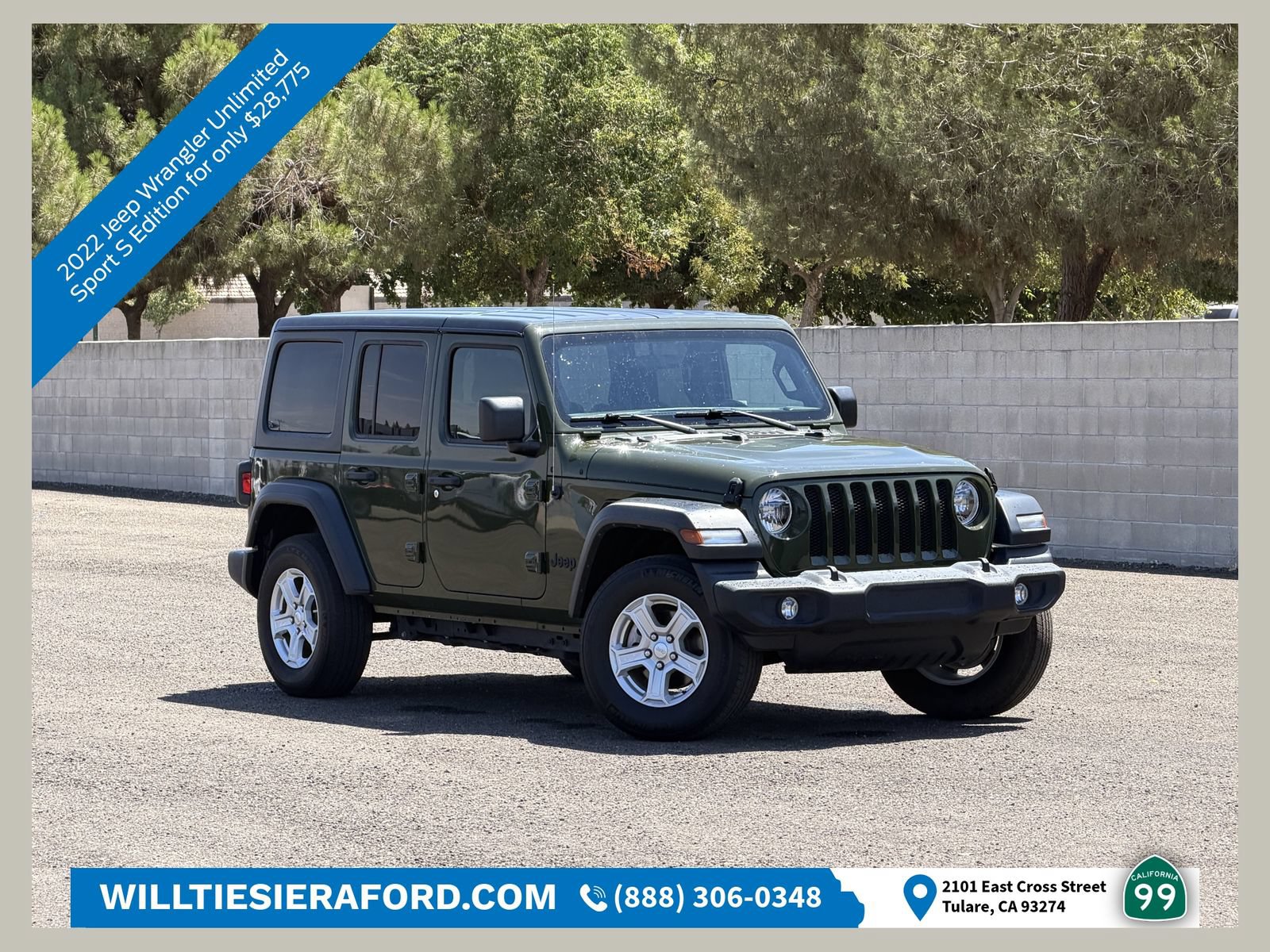 Used 2022 Jeep Wrangler Unlimited Sport AWD/4WD image 1