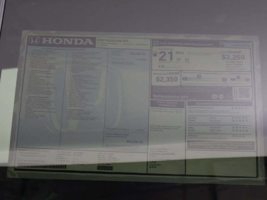 New 2026 Honda Ridgeline RTL image 23