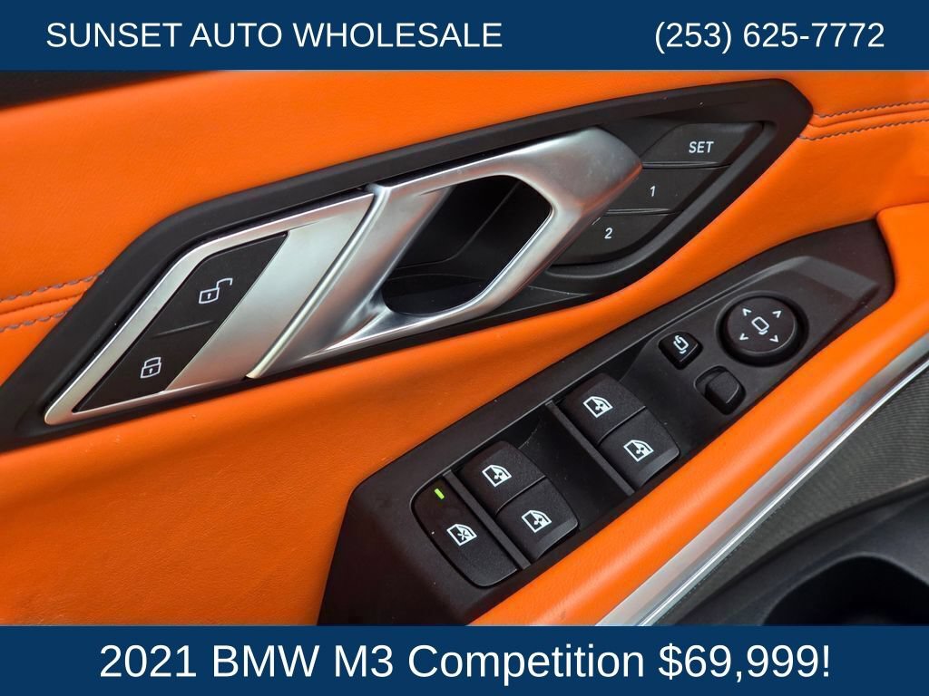 Used 2021 BMW M3 Competition RWD image 34