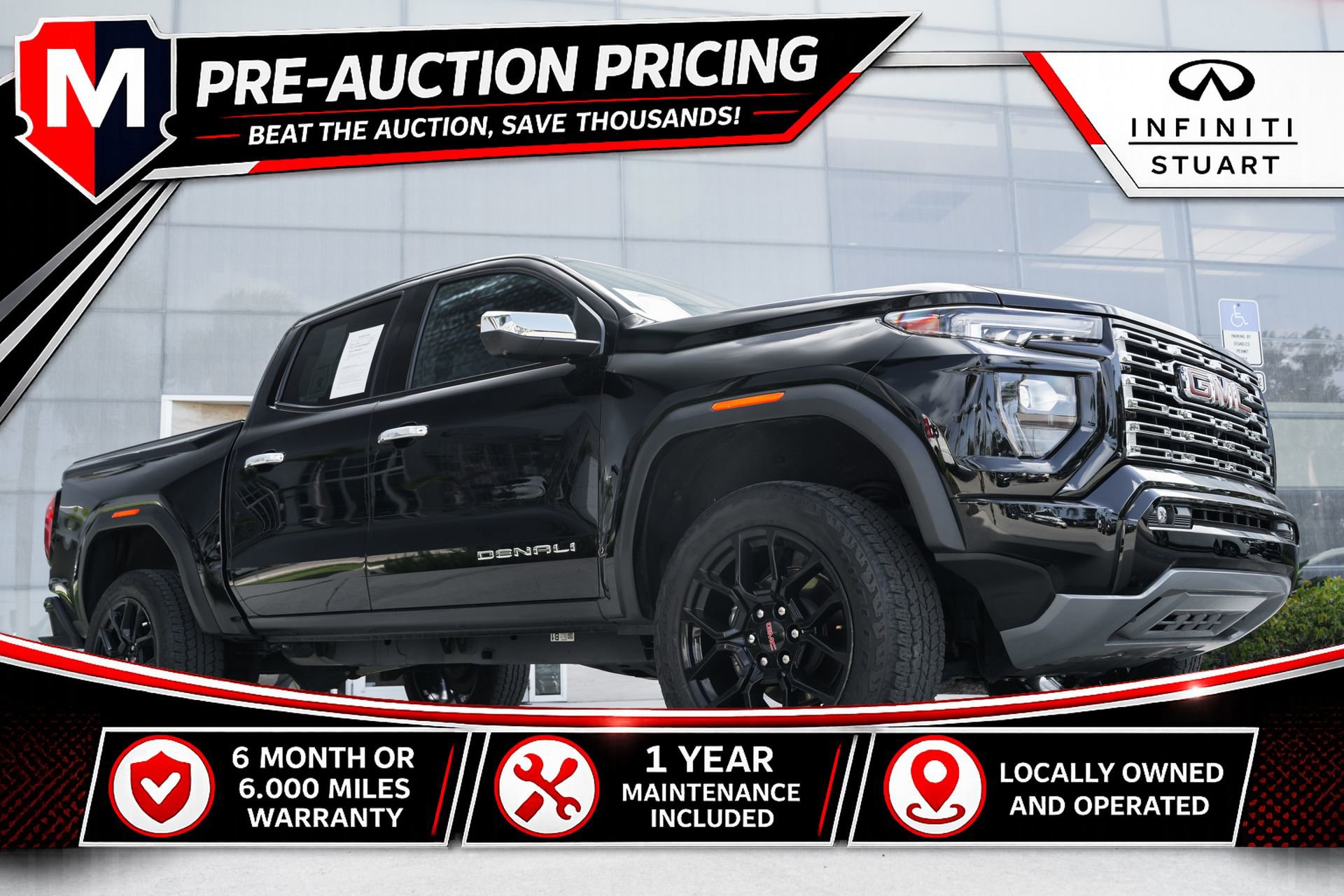 Used 2024 GMC Canyon Denali w/ LPO, Denali Black Edition AWD/4WD 360° Tour
