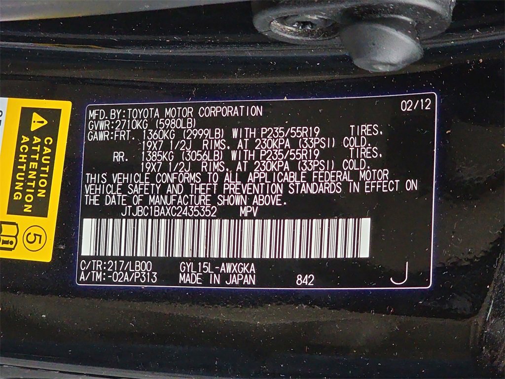 Used 2012 Lexus RX 450h 450h image 41