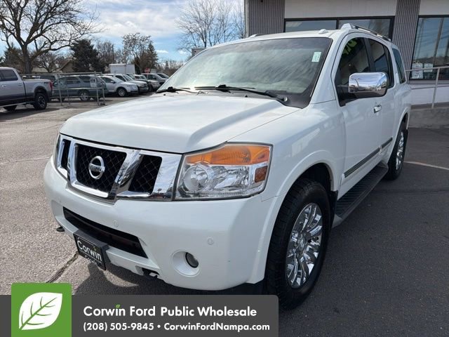 Used 2015 Nissan Armada Platinum w/ 2nd Row Captain Seat Package image 1