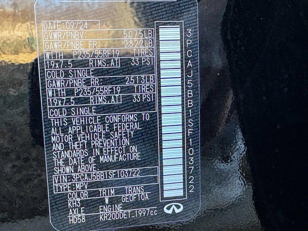 Used 2025 INFINITI QX50 Luxe image 25