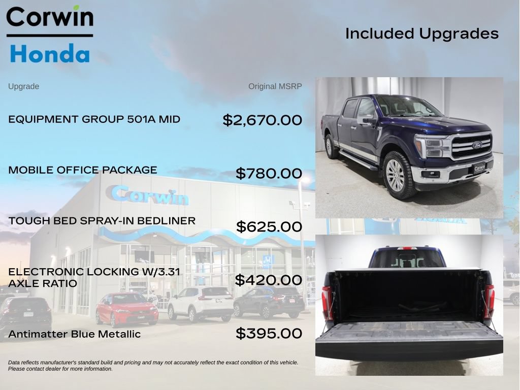 Used 2025 Ford F150 Lariat w/ Equipment Group 501A Mid AWD/4WD image 4