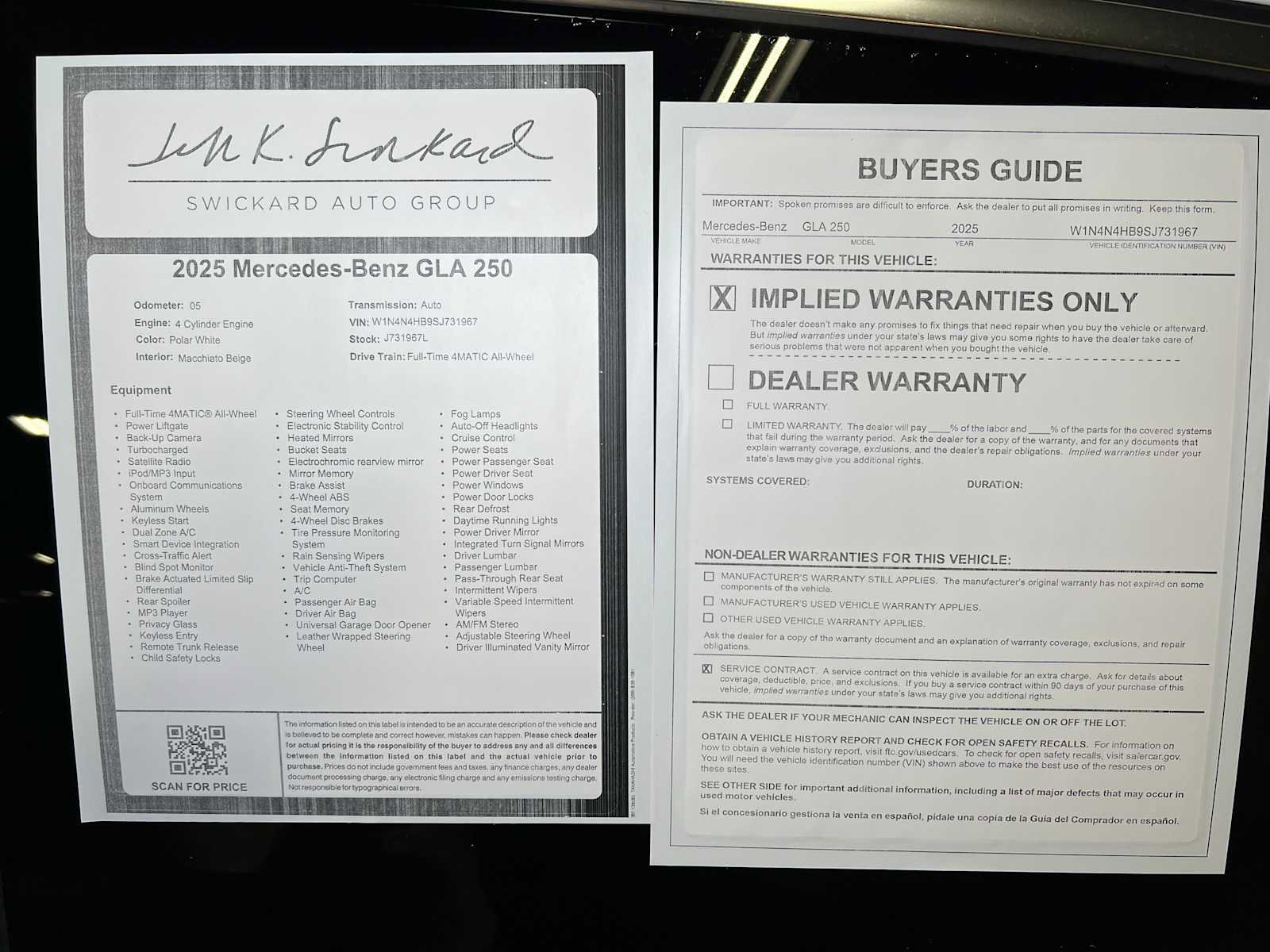 Certified 2025 Mercedes-Benz GLA 250 4MATIC image 40