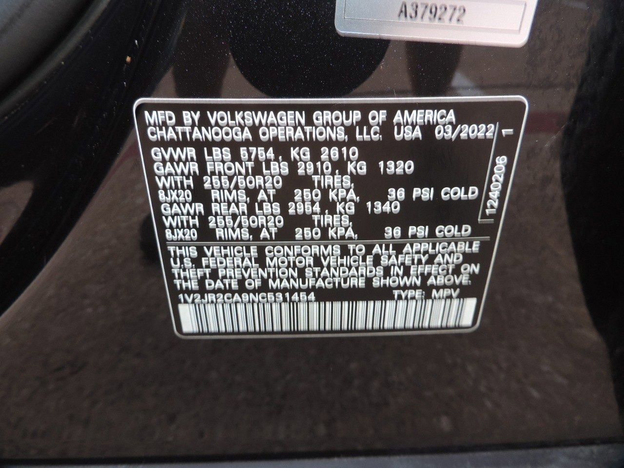 Used 2022 Volkswagen Atlas SE w/ Panoramic Sunroof Package image 13