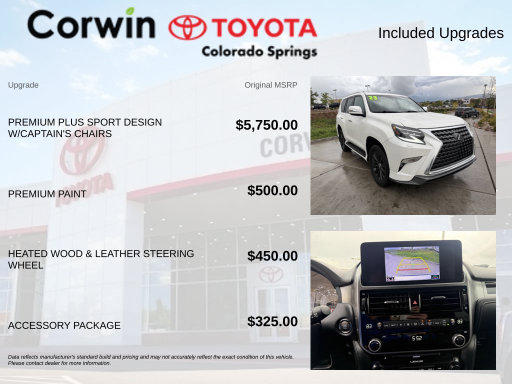 Used 2023 Lexus GX 460 Premium w/ Accessory Package AWD/4WD image 4