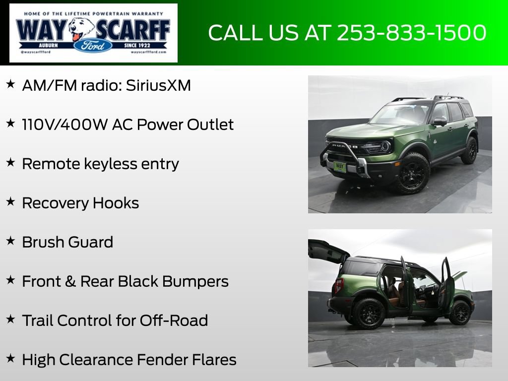 New 2025 Ford Bronco Sport Outer Banks w/ Sasquatch Outer Banks Package AWD/4WD image 25