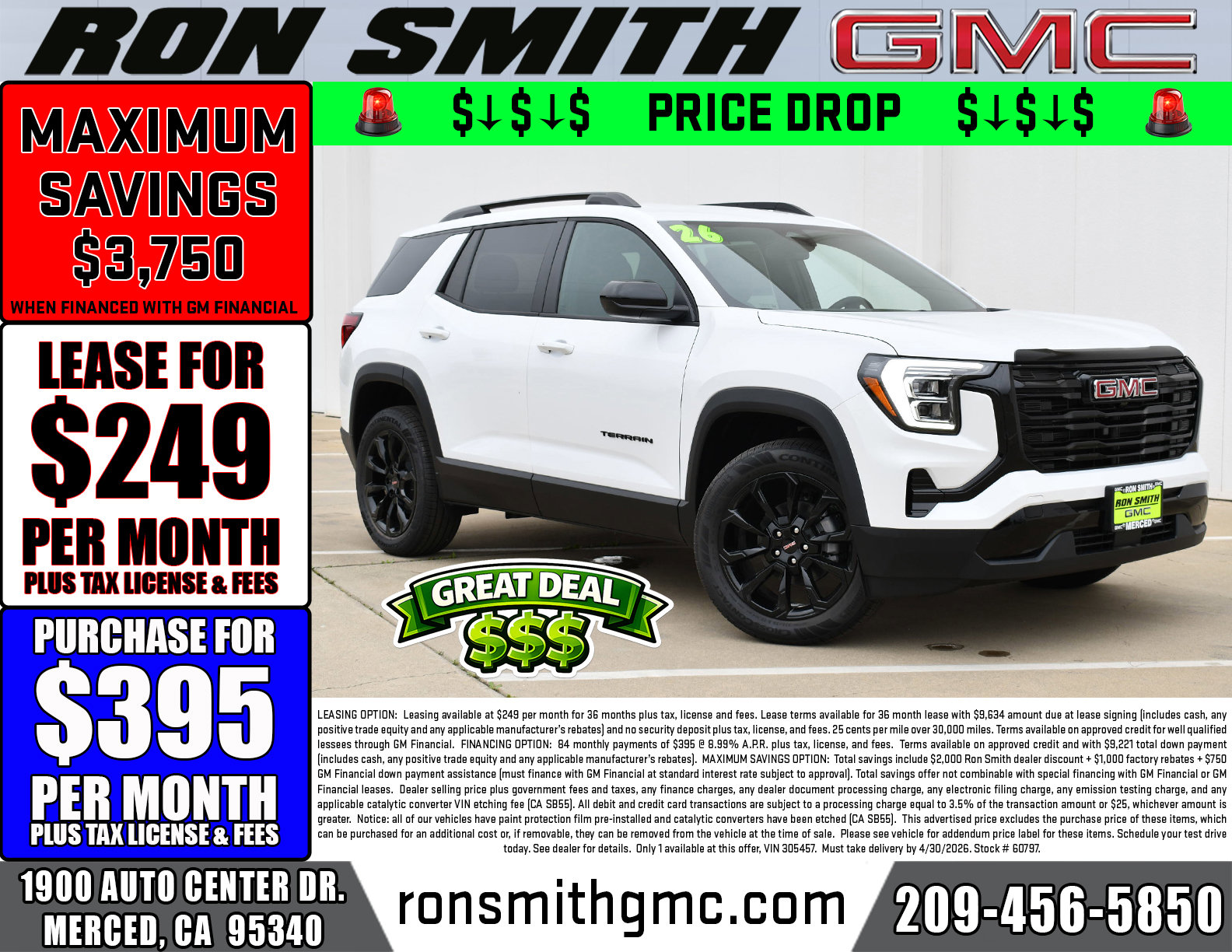 New 2026 GMC Terrain Elevation w/ Elevation Premium Package image 1