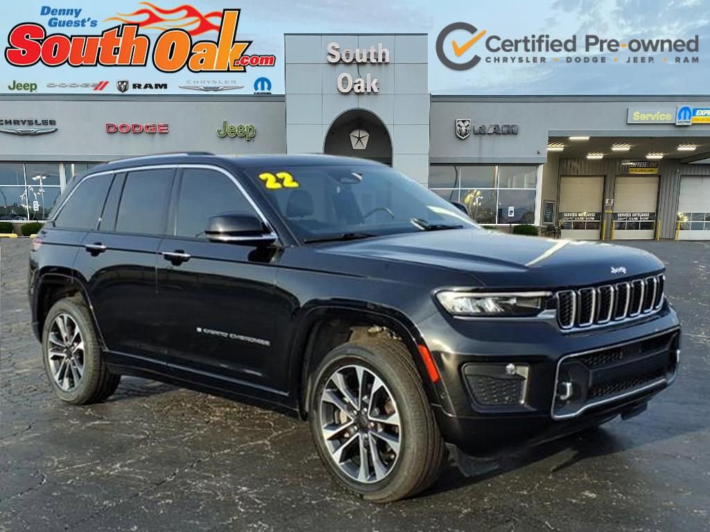 Certified 2022 Jeep Grand Cherokee Overland w/ Luxury Tech Group IV AWD/4WD image 1