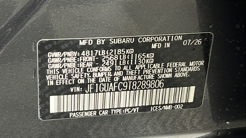 New 2026 Subaru Impreza 2.0i Sport AWD/4WD image 40