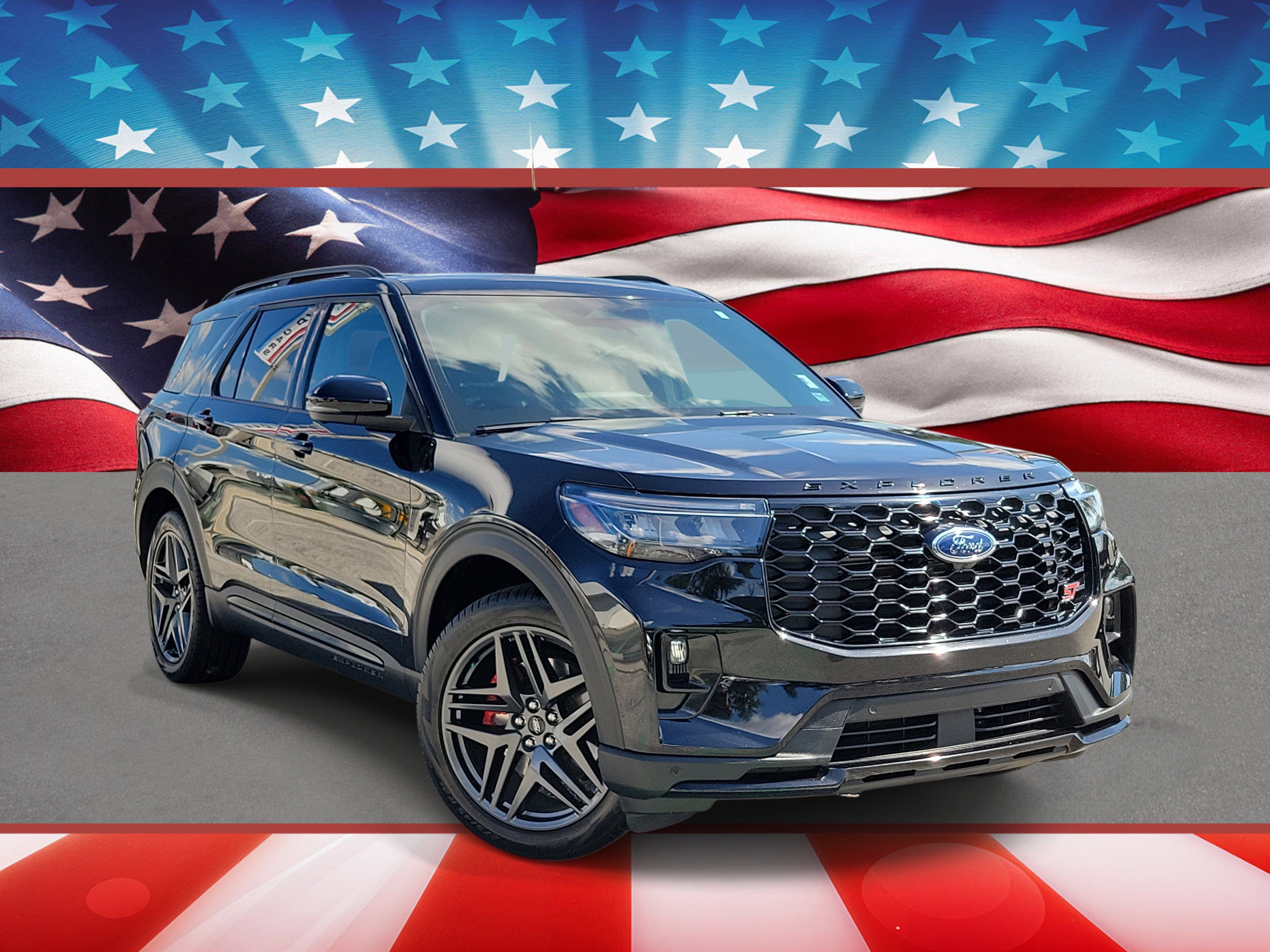 Certified 2025 Ford Explorer ST w/ Sun And Sound Package AWD/4WD image 1