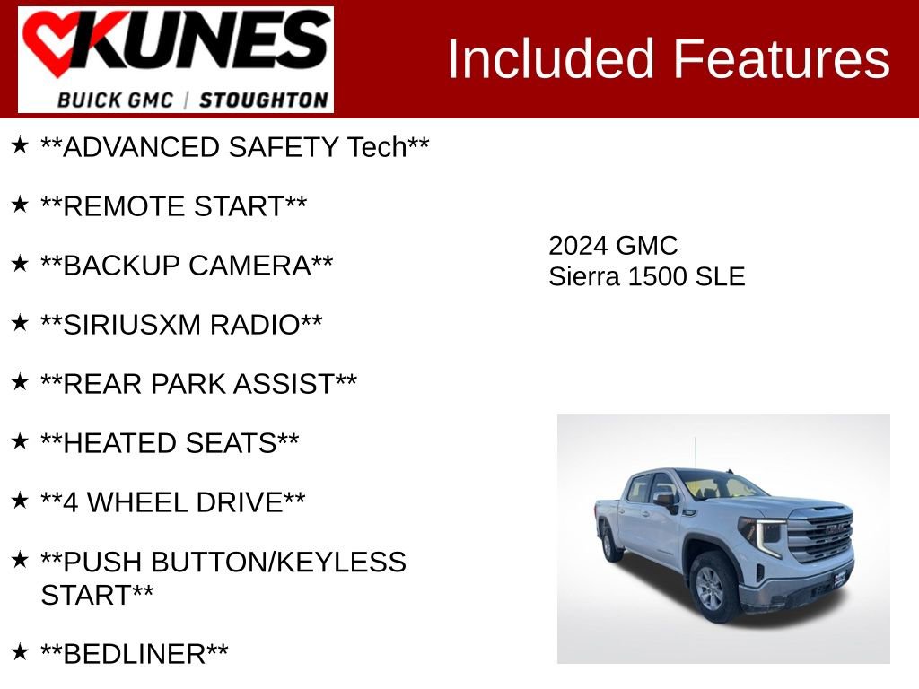 Used 2024 GMC Sierra 1500 SLE image 2