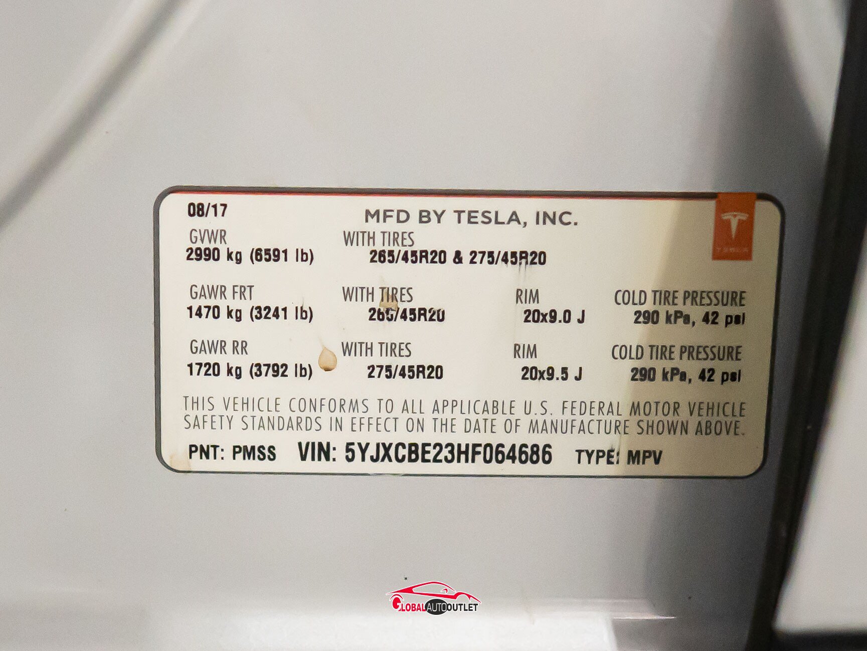 Used 2017 Tesla Model X 100D AWD/4WD image 43