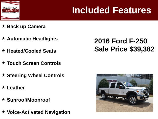 Used 2016 Ford F250 Lariat w/ Lariat Ultimate Package AWD/4WD image 6