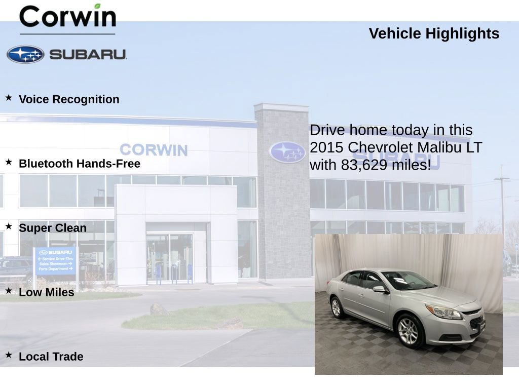 Used 2015 Chevrolet Malibu LT w/ Power Convenience Package image 6