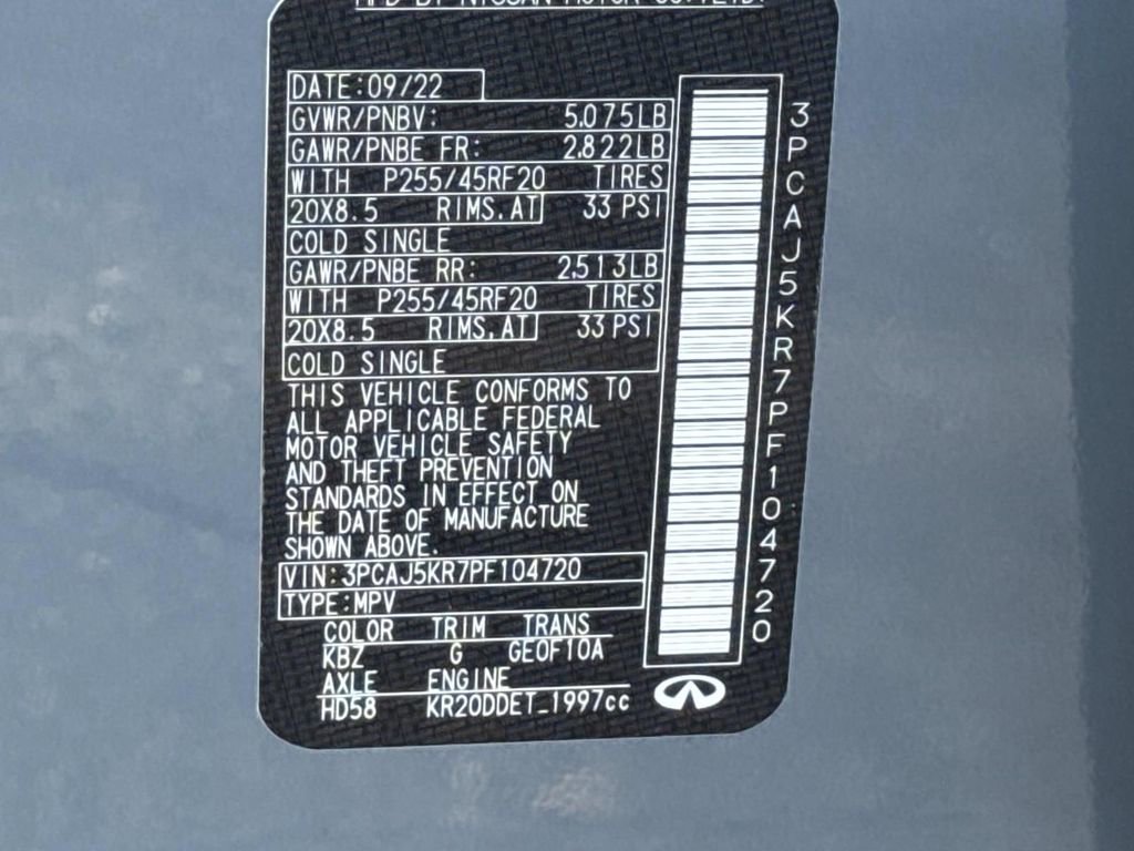 Certified 2023 INFINITI QX55 Essential image 30