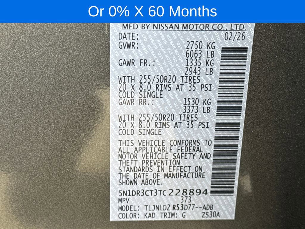 New 2026 Nissan Pathfinder SL w/ SL Premium Package image 29