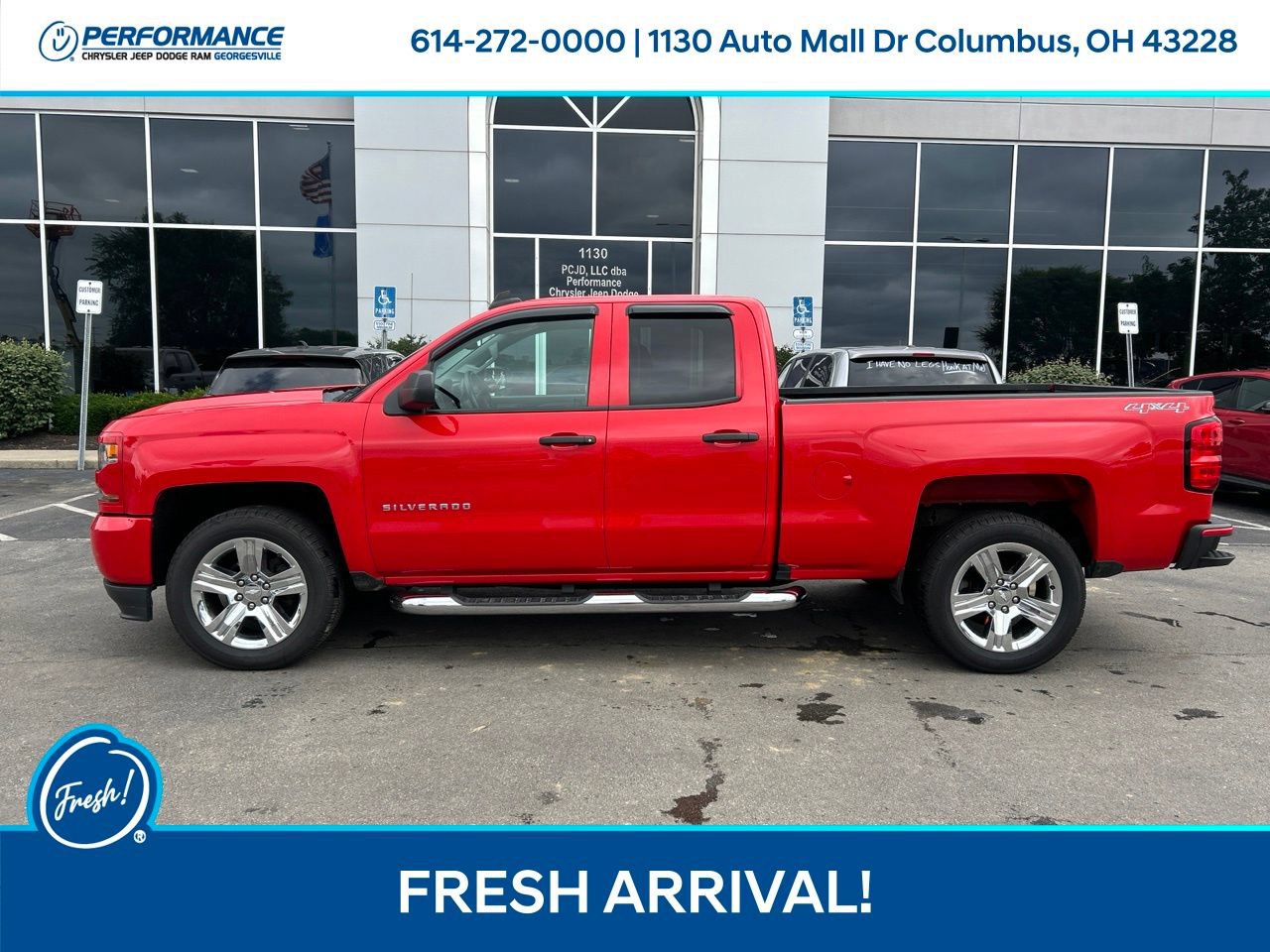 Used 2017 Chevrolet Silverado 1500 Custom w/ Custom Convenience Package AWD/4WD image 7