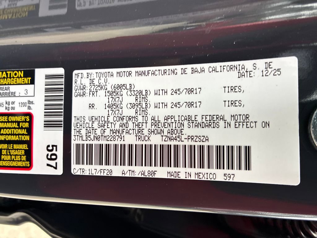 New 2026 Toyota Tacoma SR5 image 45