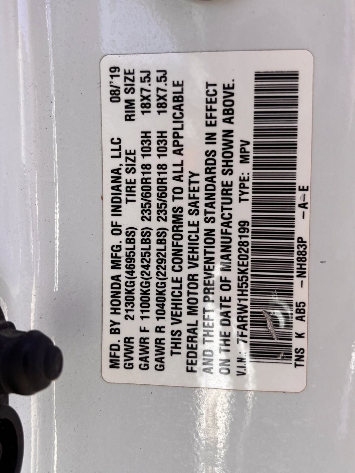 Certified 2019 Honda CR-V EX image 32