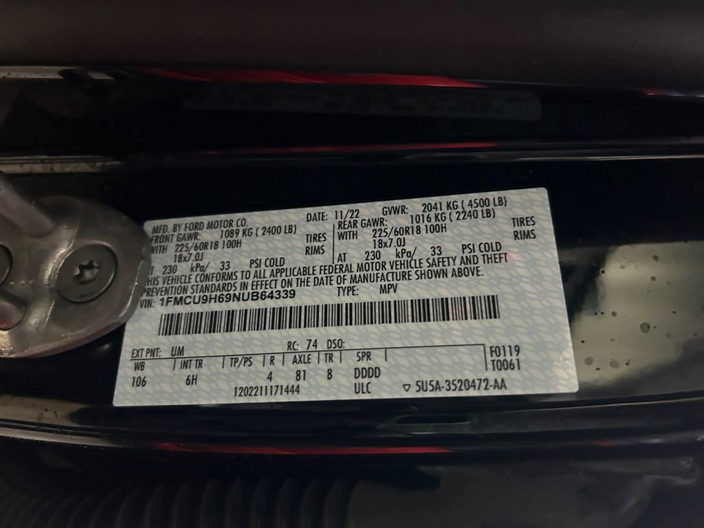 Used 2022 Ford Escape SEL image 34