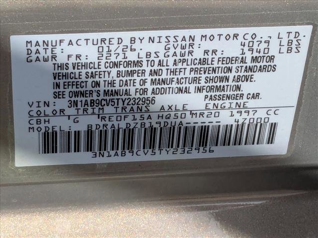 New 2026 Nissan Sentra SV w/ Floor Mat Package FWD image 17