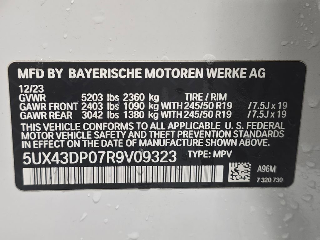 Certified 2024 BMW X3 sDrive30i w/ Convenience Package RWD image 31