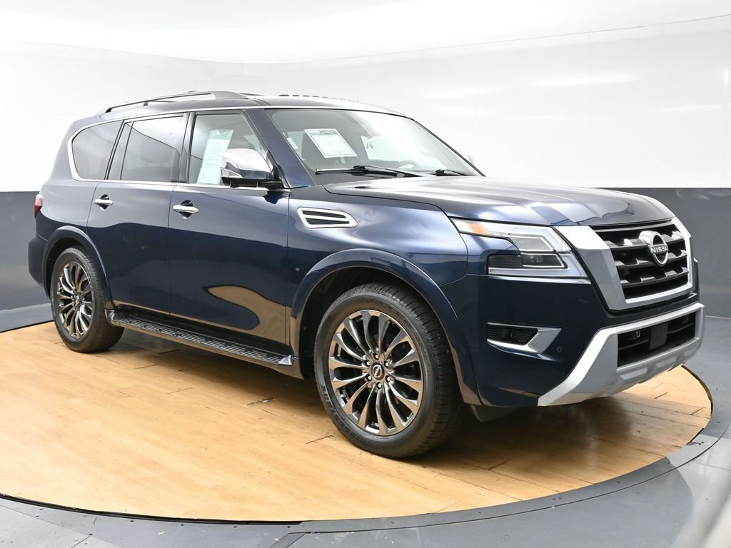 Used 2021 Nissan Armada Platinum w/ Captain's Chairs Package AWD/4WD image 3