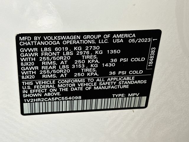 Certified 2023 Volkswagen Atlas SE w/ Black Wheel Package AWD/4WD image 33